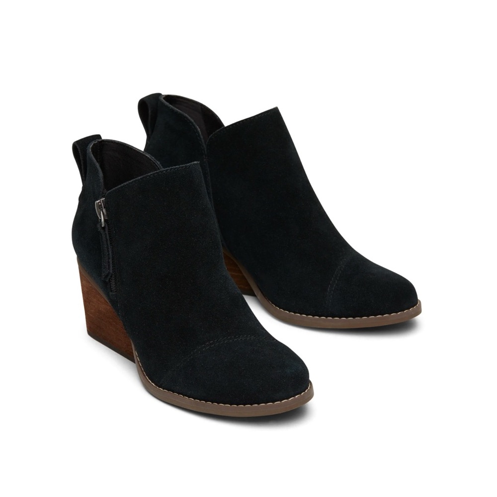 *New* Toms Goldie Wedge Ankle Bootie sz 6